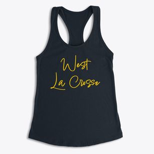 West La Crosse Wisconsin Freestyle Women's Racerback Tank