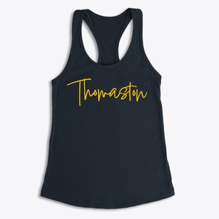 Thomaston Michigan Freestyle Women's Racerback Tank