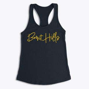 Burnt Hills New York Freestyle Women's Racerback Tank