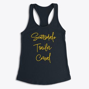 Scottsdale Trailer Corral Arizona Freestyle Women's Racerback Tank