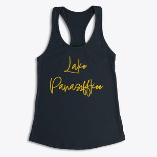 Lake Panasoffkee Florida Freestyle Women's Racerback Tank