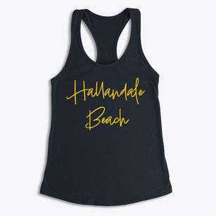 Hallandale Beach Florida Freestyle Women's Racerback Tank