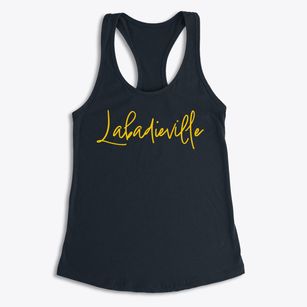 Labadieville Louisiana Freestyle Women's Racerback Tank