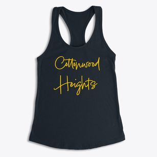 Cottonwood Heights Utah Freestyle Women's Racerback Tank