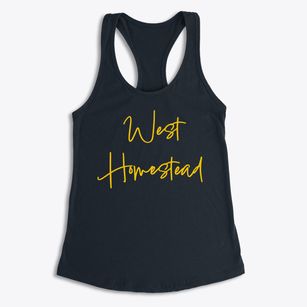 West Homestead Pennsylvania Freestyle Women's Racerback Tank