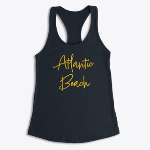 Atlantic Beach North Carolina Freestyle Women's Racerback Tank
