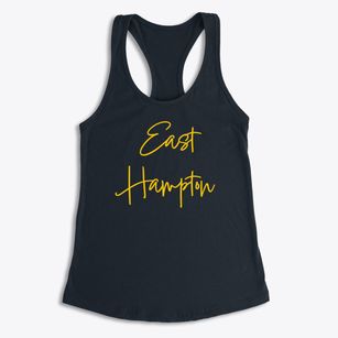 East Hampton New York Freestyle Women's Racerback Tank