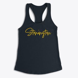 Stonington Connecticut Freestyle Women's Racerback Tank
