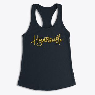 Hyattsville Maryland Freestyle Women's Racerback Tank