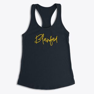 Blanford Indiana Freestyle Women's Racerback Tank