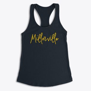 Millerville Minnesota Freestyle Women's Racerback Tank