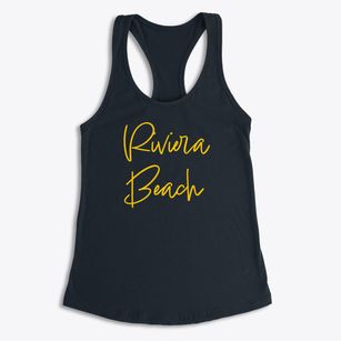 Riviera Beach Maryland Freestyle Women's Racerback Tank