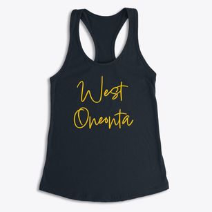 West Oneonta New York Freestyle Women's Racerback Tank