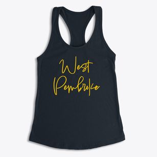 West Pembroke Maine Freestyle Women's Racerback Tank