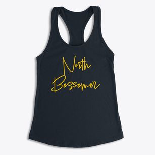 North Bessemer Michigan Freestyle Women's Racerback Tank