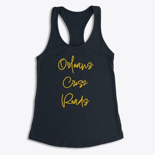 Orleans Cross Roads West Virginia Freestyle Women's Racerback Tank