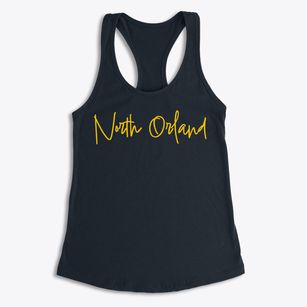 North Orland Maine Freestyle Women's Racerback Tank