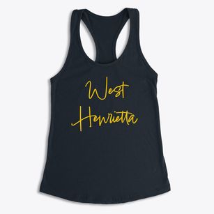West Henrietta New York Freestyle Women's Racerback Tank