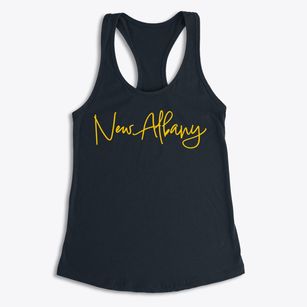 New Albany Mississippi Freestyle Women's Racerback Tank