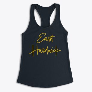 East Hardwick Vermont Freestyle Women's Racerback Tank