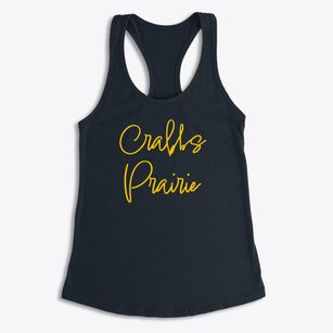 Crabbs Prairie Texas Freestyle Women's Racerback Tank