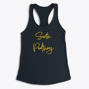 South Poultney Vermont Freestyle Women's Racerback Tank
