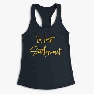 West Settlement New York Freestyle Women's Racerback Tank