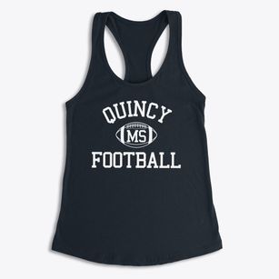 Quincy Mississippi Football Women's Racerback Tank