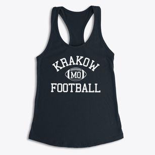 Krakow Missouri Football Women's Racerback Tank