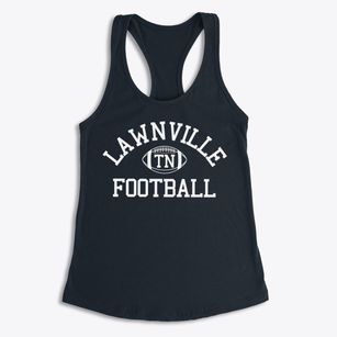 Lawnville Tennessee Football Women's Racerback Tank