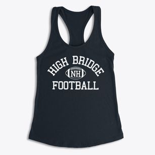 High Bridge New Hampshire Football Women's Racerback Tank