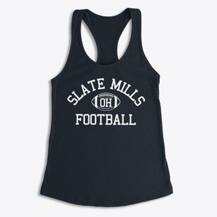 Slate Mills Ohio Football Women's Racerback Tank