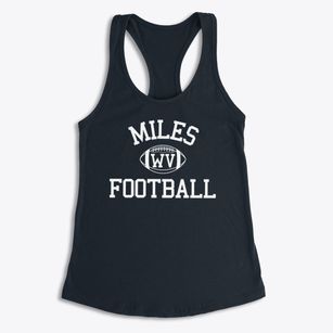 Miles West Virginia Football Women's Racerback Tank