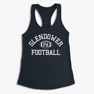 Glendower Pennsylvania Football Women's Racerback Tank