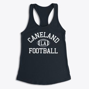 Caneland Louisiana Football Women's Racerback Tank