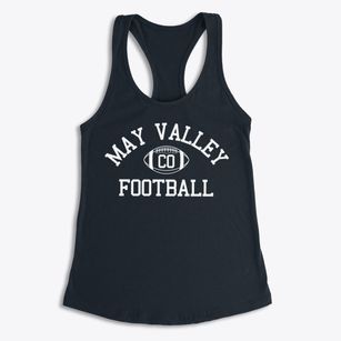May Valley Colorado Football Women's Racerback Tank