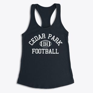 Cedar Park Ohio Football Women's Racerback Tank