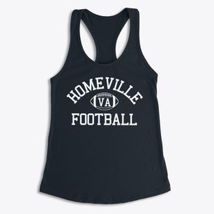 Homeville Virginia Football Women's Racerback Tank