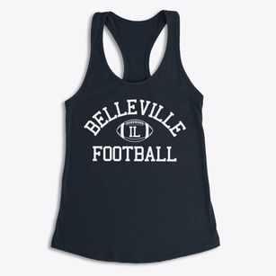 Belleville Illinois Football Women's Racerback Tank