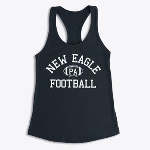 New Eagle Pennsylvania Football Women's Racerback Tank