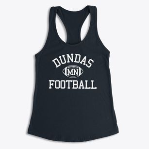 Dundas Minnesota Football Women's Racerback Tank