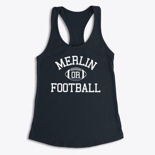 Merlin Oregon Football Women's Racerback Tank