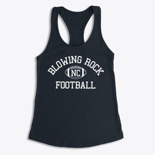 Blowing Rock North Carolina Football Women's Racerback Tank