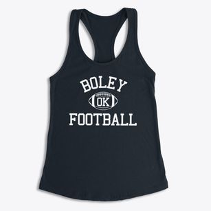 Boley Oklahoma Football Women's Racerback Tank