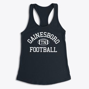 Gainesboro Tennessee Football Women's Racerback Tank