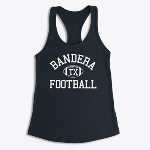 Bandera Texas Football Women's Racerback Tank