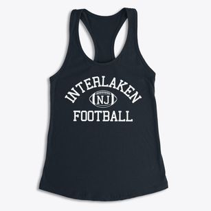 Interlaken New Jersey Football Women's Racerback Tank