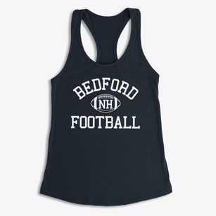 Bedford New Hampshire Football Women's Racerback Tank
