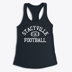 Stacyville Iowa Football Women's Racerback Tank