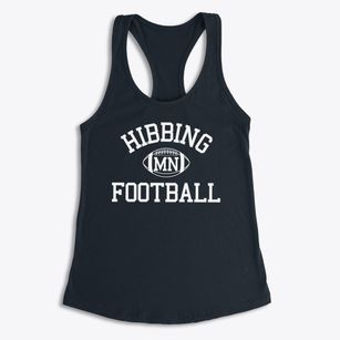 Hibbing Minnesota Football Women's Racerback Tank